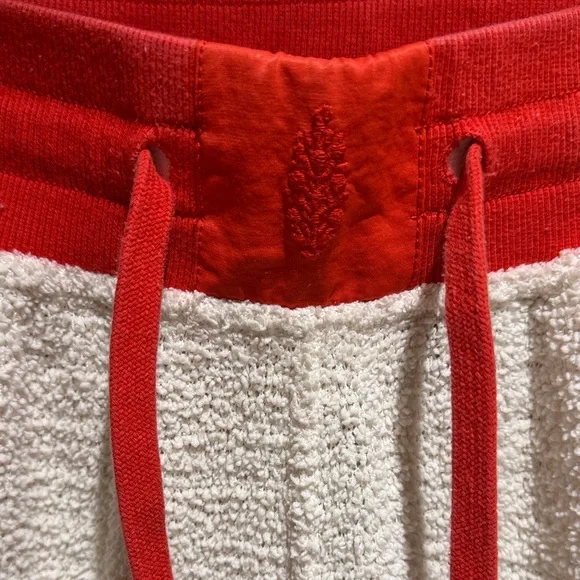 Free People Cozy White and Red Joggers Size M - Picture 4 of 7
